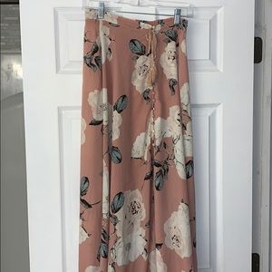 Maxi floral skirt